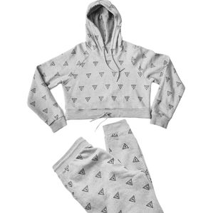 GUESS LOGO PRINT HOODIE & JOGGERS